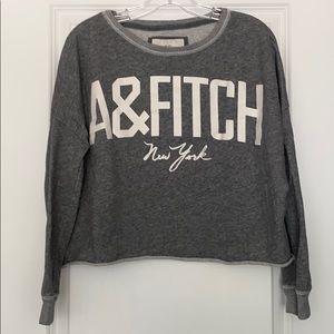 A&F Supersoft Crop Sweatshirt